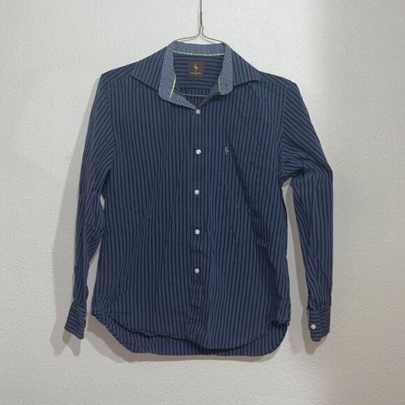 tailorbyrd Mens Casual Button Down Shirt Striped - Picture 8 of 9